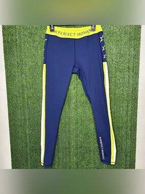 Perfect Moment Blue Active Leggings Women’s Size Large C31